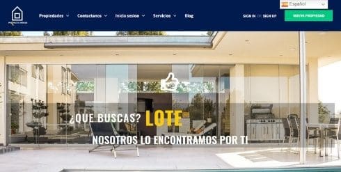 Pagina web inmobiliaria